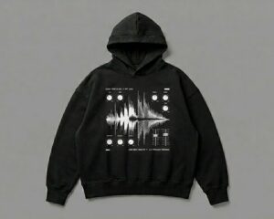 Hoodie noir [SENSORY-OVL] du merchandising Festival CORTEX