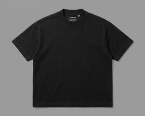T-shirt noir basique [CORE_SERIES] merch Festival CORTEX